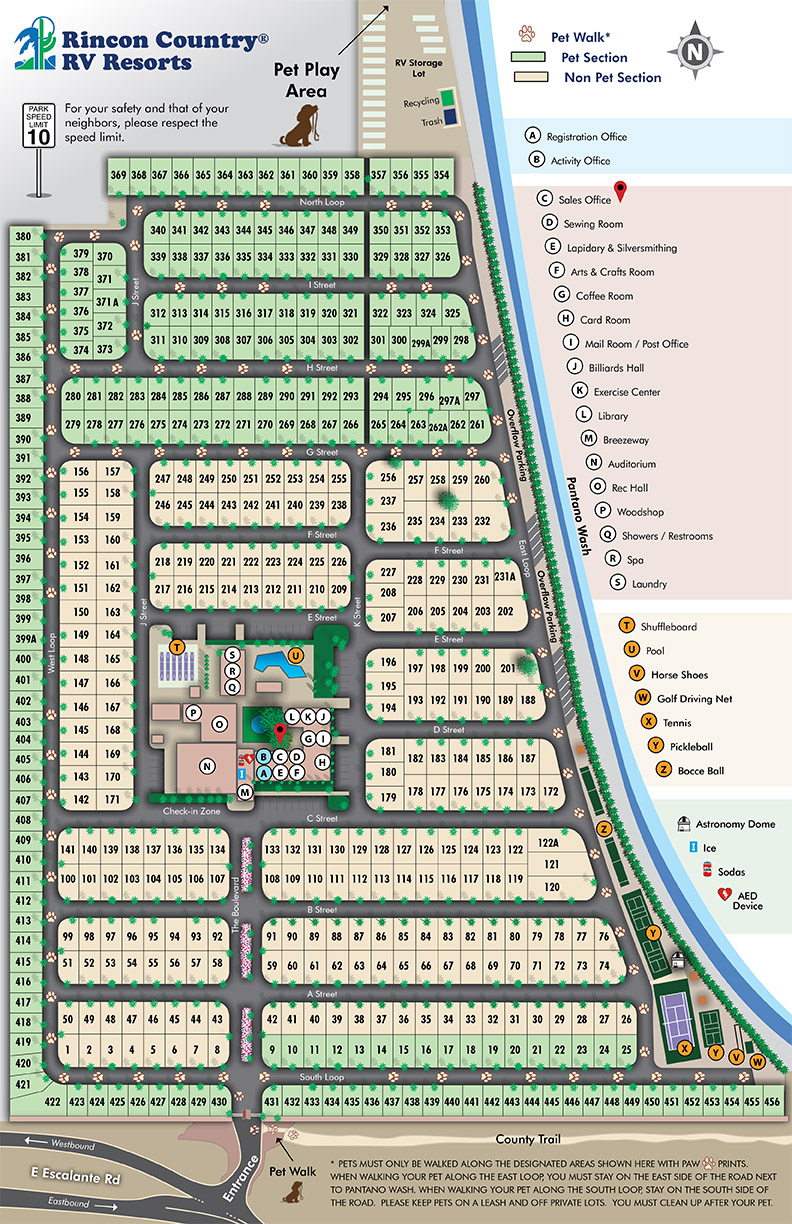 Rincon East Park Map